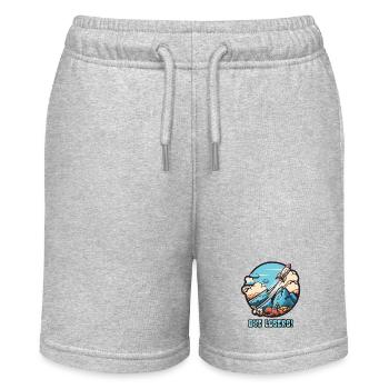 Tschüss Ihr Verlierer! Start der Rakete - Stanley/Stella Teenager Bio-Joggingshorts MINI BOLTER - Grau meliert - Vorne
