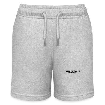 Wandern - Hiking: the cure for wanderlust - Stanley/Stella MINI BOLTER Organic Teen Jogging Shorts - heather grey - Front