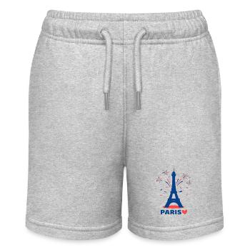 Paris Enfants - Short bio MINI BOLTER Stanley/Stella Ado - gris chiné - Devant