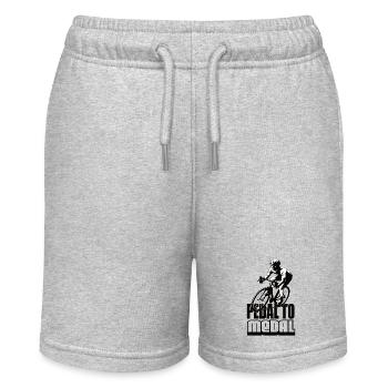 Pedal To Medal Road Bike Road Bike Road Bikes Road Bike - Stanley/Stella MINI BOLTER Organic Teen Jogging Shorts - heather grey - Front