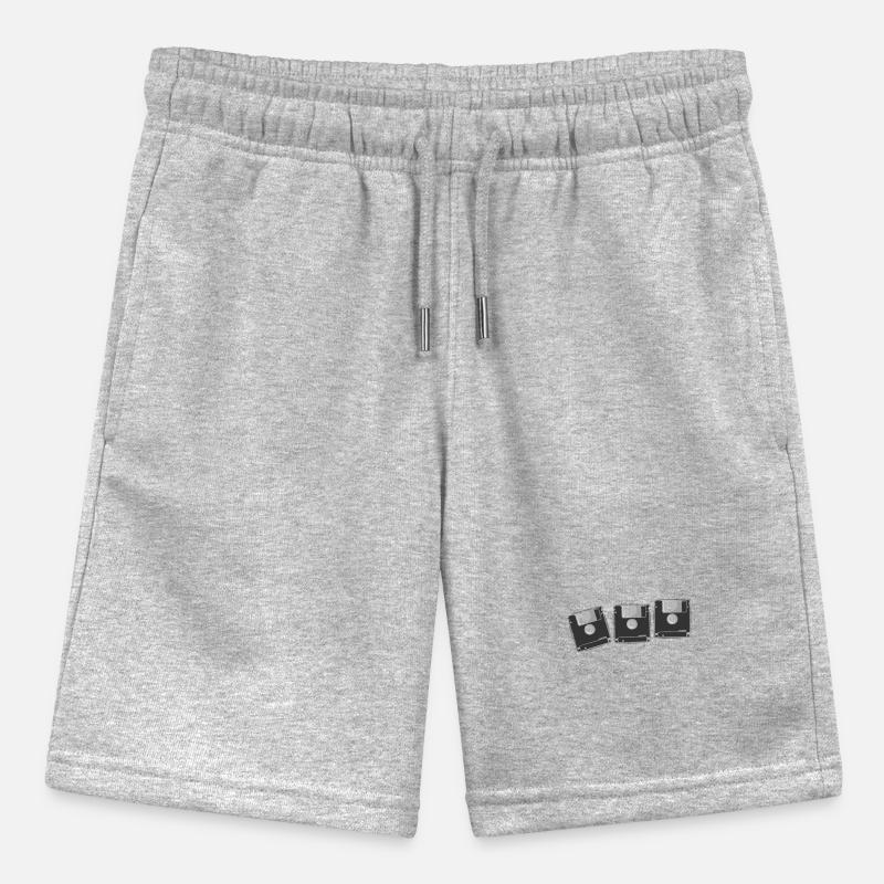 Retro Memory Modules Floppy Disks Stanley/Stella MINI BOLTER Organic Teen Jogging Shorts