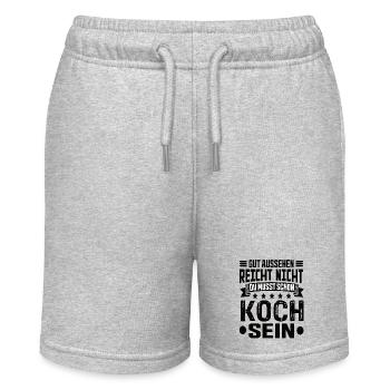 Cook Chefs Cooking Cooking Humor Cooking Saying - Stanley/Stella MINI BOLTER Organic Teen Jogging Shorts - heather grey - Front