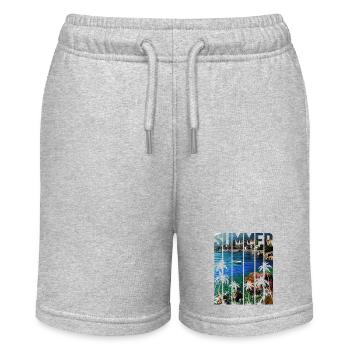 Kroatien Kroatien Kroatien Hrvatska Reisen Sommer opatija - Stanley/Stella Teenager Bio-Joggingshorts MINI BOLTER - Grau meliert - Vorne