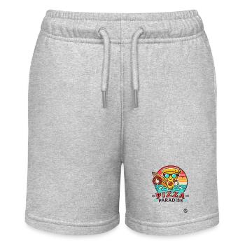 Ein Stück Pizza-Paradies für Surfer - Stanley/Stella Teenager Bio-Joggingshorts MINI BOLTER - Grau meliert - Vorne