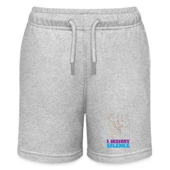 Saxophone I Destroy Silence - Stanley/Stella Teenager Bio-Joggingshorts MINI BOLTER - Grau meliert - Vorne