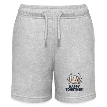 HAPPY TOGETHER - Stanley/Stella MINI BOLTER Organic Teen Jogging Shorts - heather grey - Front