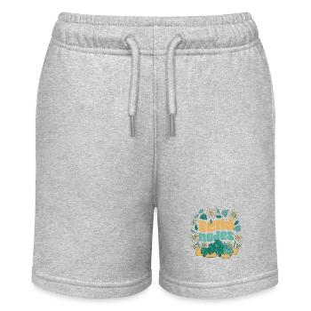 Plant Lover Gardening Pun Send - Stanley/Stella Teenager Bio-Joggingshorts MINI BOLTER - Grau meliert - Vorne