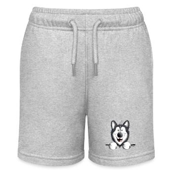 Happy Husky - Short bio MINI BOLTER Stanley/Stella Ado - gris chiné - Devant