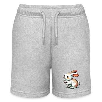 Lapin - Short bio MINI BOLTER Stanley/Stella Ado - gris chiné - Devant