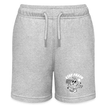 Funky Cosmique Joyeux Design - Short bio MINI BOLTER Stanley/Stella Ado - gris chiné - Devant