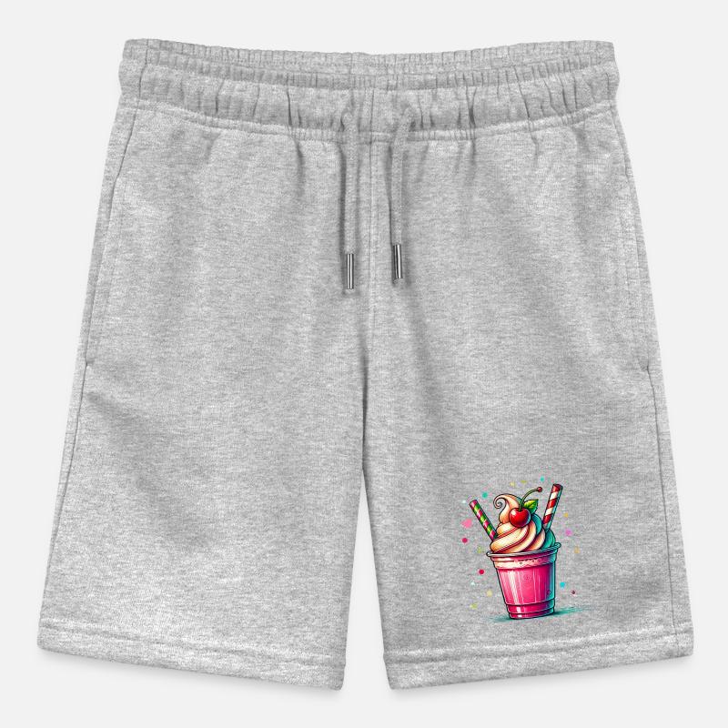 Seductive Cherry Dreams: Cherry Milkshake Stanley/Stella MINI BOLTER Organic Teen Jogging Shorts