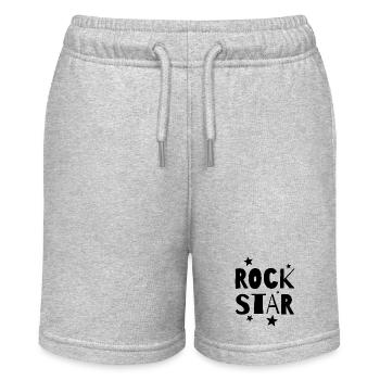 Rock Star - Stanley/Stella Teenager Bio-Joggingshorts MINI BOLTER - Grau meliert - Vorne