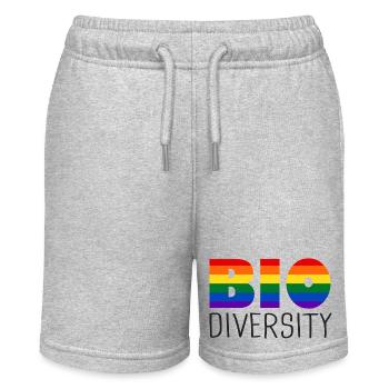 LGBT Bio diversity gay pride love is love LGBTQ - Short bio MINI BOLTER Stanley/Stella Ado - gris chiné - Devant
