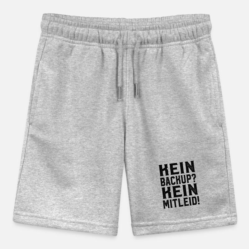 Kein Backup Kein Mitleid Spruch Admin Geschenk Stanley/Stella Teenager Bio-Joggingshorts MINI BOLTER