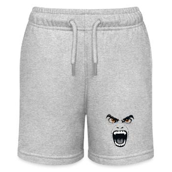 Scary Vampire Face - Stanley/Stella MINI BOLTER Organic Teen Jogging Shorts - heather grey - Front