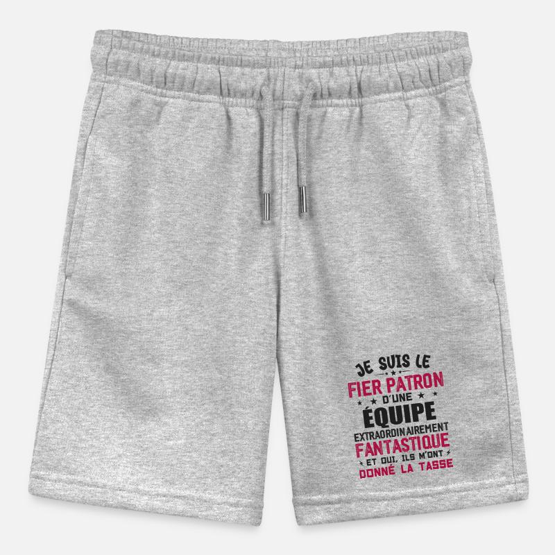 Ich bin stolzer Chef eines Teams Stanley/Stella Teenager Bio-Joggingshorts MINI BOLTER