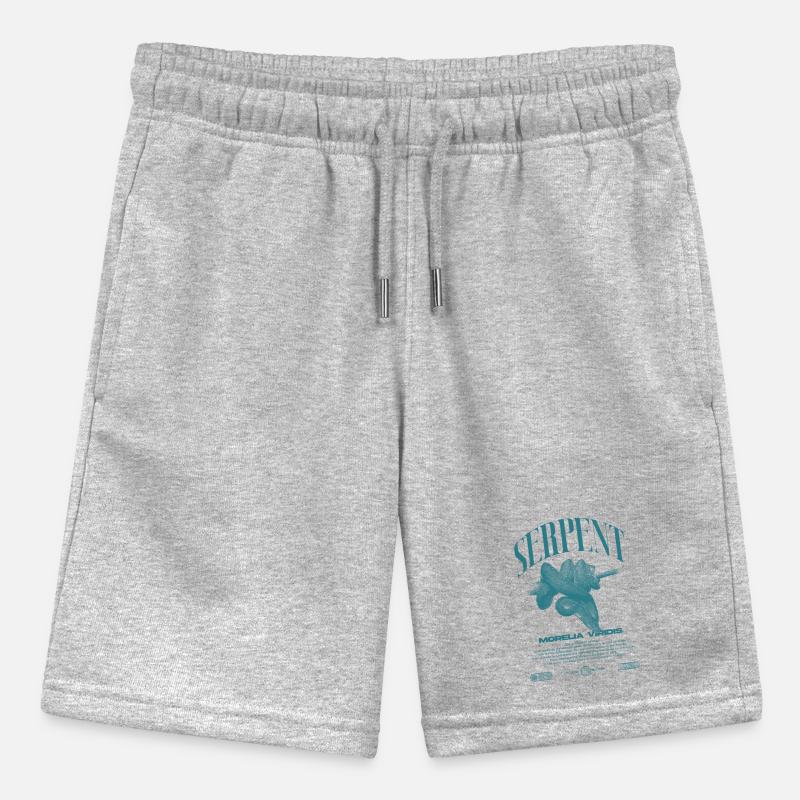 Green Tree Python Modern Reptile Keeper Streetwear Stanley/Stella MINI BOLTER Organic Teen Jogging Shorts