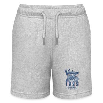 Oldtimer Traktor Bauer Geburtstag Jahrgang 1999 - Stanley/Stella Teenager Bio-Joggingshorts MINI BOLTER - Grau meliert - Vorne