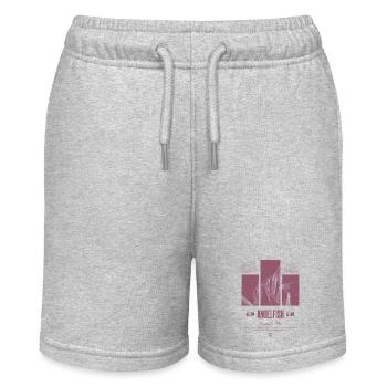 Altum Kaiserfisch Buntbarsch Aquarium Fischhalter - Stanley/Stella Teenager Bio-Joggingshorts MINI BOLTER - Grau meliert - Vorne