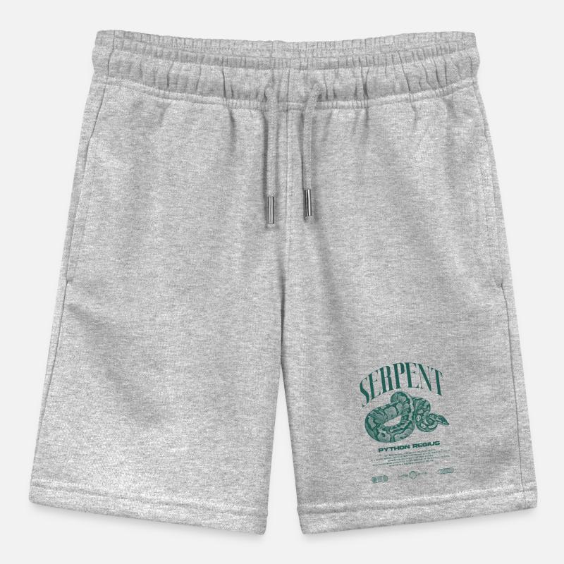 Ball Python Modern Reptile Keeper Streetwear Stanley/Stella MINI BOLTER Organic Teen Jogging Shorts