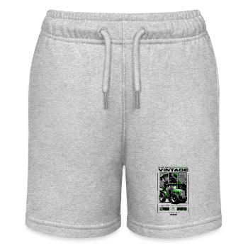 Vintage Traktor Bauer Geburtstag Jahrgang 1999 - Stanley/Stella Teenager Bio-Joggingshorts MINI BOLTER - Grau meliert - Vorne