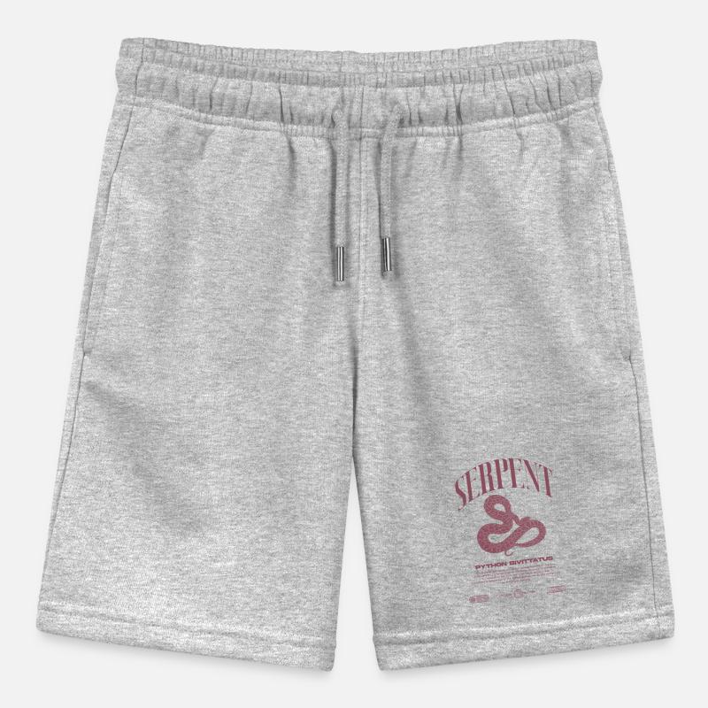 Burmese Python Modern Reptile Keeper Streetwear Stanley/Stella MINI BOLTER Organic Teen Jogging Shorts