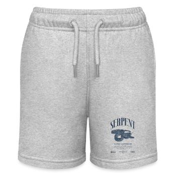 Reticulated Python Reptile Keeper Streetwear - Stanley/Stella MINI BOLTER Organic Teen Jogging Shorts - heather grey - Front