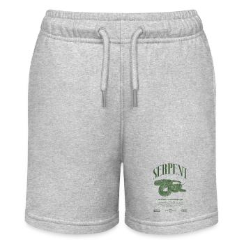 Gardien de reptiles python réticulé Streetwear - Short bio MINI BOLTER Stanley/Stella Ado - gris chiné - Devant