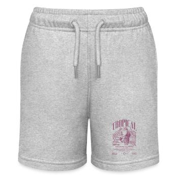 Red Eyed Tree Frog Rainforest Amphibian - Stanley/Stella MINI BOLTER Organic Teen Jogging Shorts - heather grey - Front