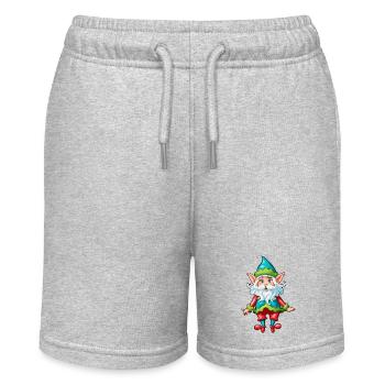 Imp / Dwarf / Fairy / Christmas / Elf - Stanley/Stella MINI BOLTER Organic Teen Jogging Shorts - heather grey - Front
