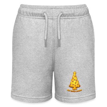 Pizzmas chaudes au fromage - Short bio MINI BOLTER Stanley/Stella Ado - gris chiné - Devant