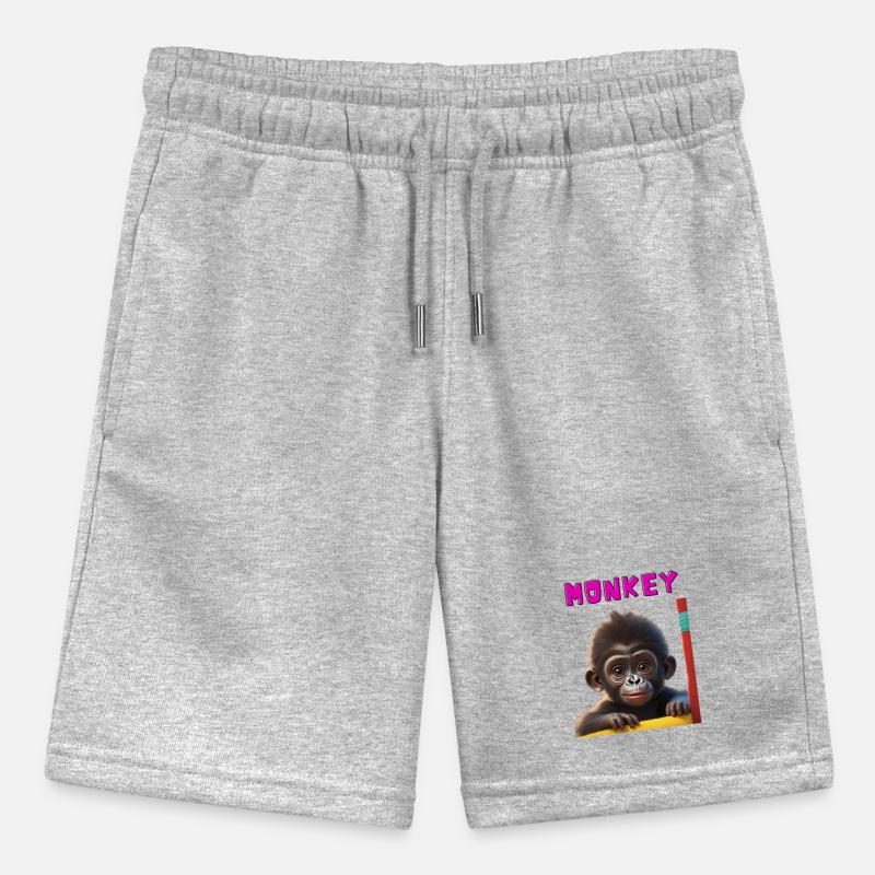 Monkey Stanley/Stella MINI BOLTER Organic Teen Jogging Shorts