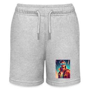 Typ - Stanley/Stella Teenager Bio-Joggingshorts MINI BOLTER - Grau meliert - Vorne