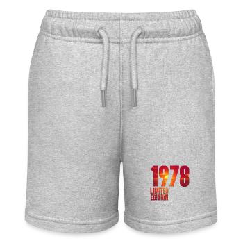 1978 - Stanley/Stella Teenager Bio-Joggingshorts MINI BOLTER - Grau meliert - Vorne