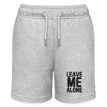 Leave Me Alone - Privacy - Stanley/Stella MINI BOLTER Organic Teen Jogging Shorts - heather grey - Front