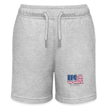 États-Unis - Short bio MINI BOLTER Stanley/Stella Ado - gris chiné - Devant