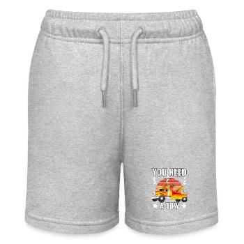 Tow truck operator tow truck driver - Stanley/Stella MINI BOLTER Organic Teen Jogging Shorts - heather grey - Front
