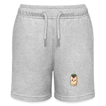 Wrap sucré au kebab kawaii - Short bio MINI BOLTER Stanley/Stella Ado - gris chiné - Devant