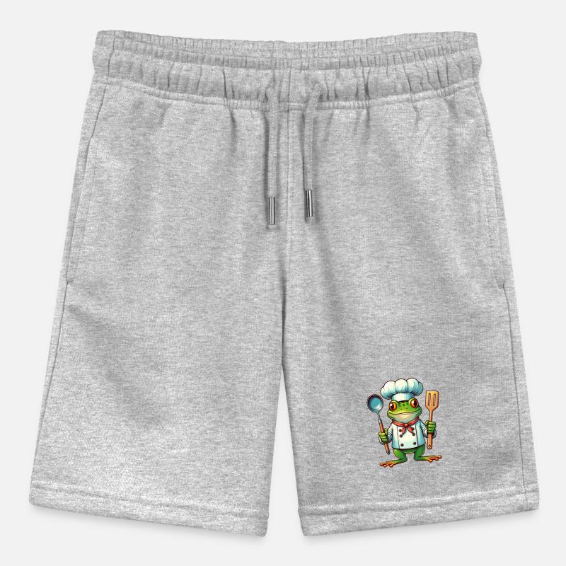 Chef Frog Funny Kitchen Design Stanley/Stella MINI BOLTER Organic Teen Jogging Shorts