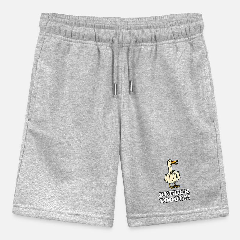 Grappige Eend U Middelvinger Eend Houding Humor Stanley/Stella teenager bio-joggingshorts MINI BOLTER