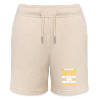 Familienmotiv Tante - Stanley/Stella Teenager Bio-Joggingshorts MINI BOLTER - Natur - Vorne