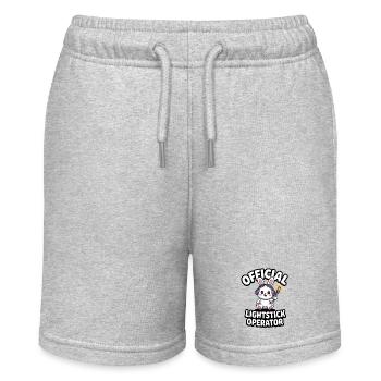 K-Pop Fan Lightstick Korea - Stanley/Stella MINI BOLTER Organic Teen Jogging Shorts - heather grey - Front
