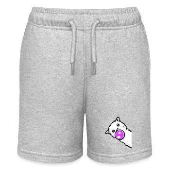 Lama Bubbles Side Side Côté Cool Mignon - Short bio MINI BOLTER Stanley/Stella Ado - gris chiné - Devant