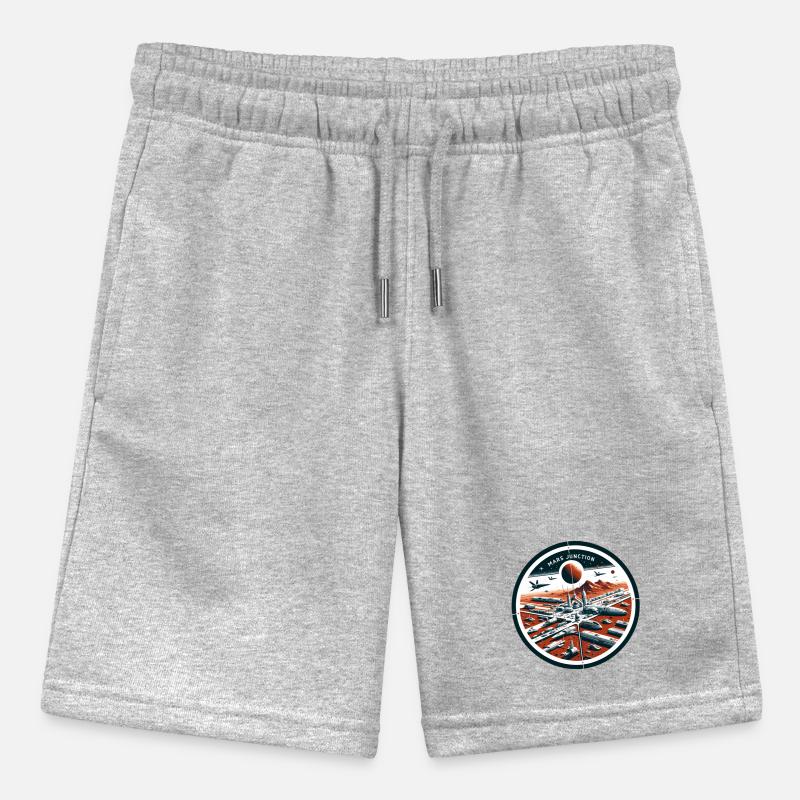 Mars Junction Spaceport Patch Stanley/Stella MINI BOLTER Organic Teen Jogging Shorts