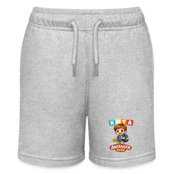 Daycare Beginners 2026 | Cute Kindergarten Child - Stanley/Stella MINI BOLTER Organic Teen Jogging Shorts - heather grey - Front
