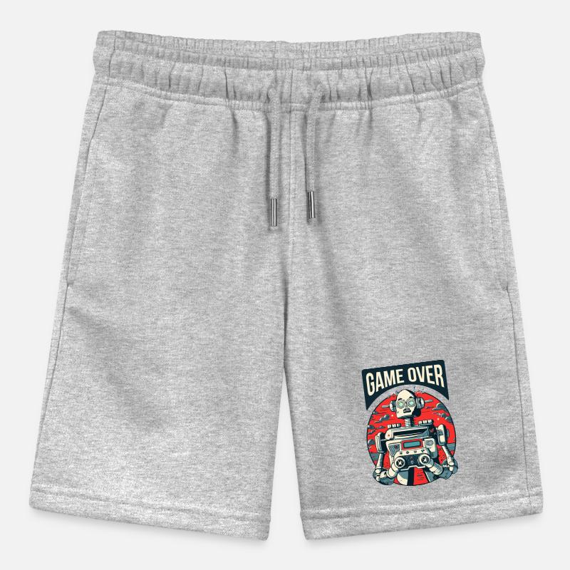 Game over robot Stanley/Stella MINI BOLTER Organic Teen Jogging Shorts