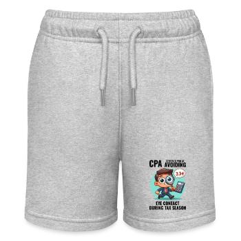 CPA : Number Ninja Esquivant le contact visuel Comptable - Short bio MINI BOLTER Stanley/Stella Ado - gris chiné - Devant