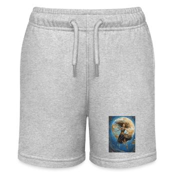 Flying Girl - Stanley/Stella Teenager Bio-Joggingshorts MINI BOLTER - Grau meliert - Vorne