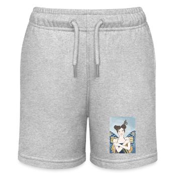 Papillon - Short bio MINI BOLTER Stanley/Stella Ado - gris chiné - Devant