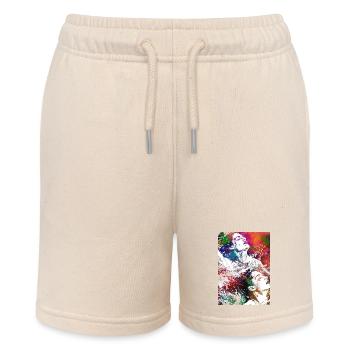 Swimming women #sport - Stanley/Stella MINI BOLTER Organic Teen Jogging Shorts - soft Ecru - Front